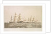 The Great China Race: the Clipper Ships 'Taeping' & 'Ariel' passing the Lizard 6 September 1866 on their homeward voyage from Foo-Chow-Foo by Thomas Goldsworth Dutton
