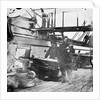 Photograph of gun on truck on 'Narcissus' by Unknown
