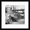 Photograph of gun on truck on 'Narcissus' by Unknown