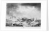 The distressful situation of the East Indiaman 'Dutton' by Robert Pollard
