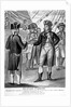 Richard Parker, President of the Committee of Delegates, tendering the list of grievances to Vice Admiral Buckner, on board the 'Sandwich' at the Nore by unknown