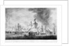 The defeated French and Spanish fleets after the Battle of Trafalgar, 21 October 1805 by Robert Dodd