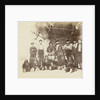 At Cape York - Group of Arctic Highlanders and Seamen of the Expedition by unknown