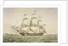 The Earl Balcarras East Indiaman 1488 tons by Thomas Goldsworth Dutton