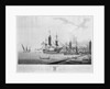 North view of 'Constantinople', taken from the Artillery Quay (called Tophana) with HBM's ships 'Le Tigre' and 'La Bonne Citoyenne' under the command of Sir Sidney Smith, 1799 by John Thomas Serres