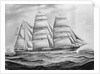 Sailing vessel 'Northbrook' at sea by C. Kensington