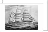 Sailing vessel 'Northbrook' at sea by C. Kensington