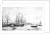 Visit of her Majesty the Queen to the 'James Baines' and the 'Champion of the Seas' by A. Maclure
