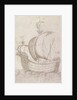 A ship under sail by Unknown