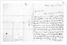 Nelson's first letter with his left hand by Horatio Nelson