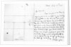 Nelson's first letter with his left hand by Horatio Nelson