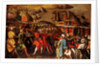 The Siege of Malta:Turkish bombardment of Birgu, 6 July 1565 by Matteo Perez d'Aleccio