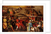 The Siege of Malta:Turkish bombardment of Birgu, 6 July 1565 by Matteo Perez d'Aleccio