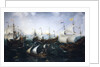 Heemskerk's defeat of the Spaniards at Gibraltar, 25 April 1607 by Cornelis Claesz van Wieringen