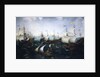 Heemskerk's defeat of the Spaniards at Gibraltar, 25 April 1607 by Cornelis Claesz van Wieringen