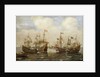 An engagement between the Spanish and the Dutch, circa 1630 by Cornelisz Verbeecq