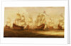 Witte de With's action with Dunkirkers off Nieuport, 1641 by Jacob Gerritsz Loeff