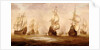 Witte de With's action with Dunkirkers off Nieuport, 1641 by Jacob Gerritsz Loeff