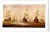 Witte de With's action with Dunkirkers off Nieuport, 1641 by Jacob Gerritsz Loeff