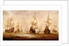 Witte de With's action with Dunkirkers off Nieuport, 1641 by Jacob Gerritsz Loeff