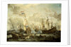 HMS 'Royal Prince' and other vessels at the Four Days Battle, 1-4 June 1666 by Abraham Storck