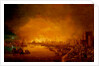 The Fire of London, September 1666 by British School