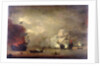Action between HMS 'Mary Rose' and seven Algerines, 8 December, 1669 by Peter Monamy
