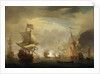 The Battle of the Texel, 11-21 August 1673 by Willem Van de Velde the Younger