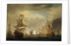 The Battle of the Texel, 11-21 August 1673 by Willem Van de Velde the Younger