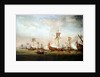 Departure of William of Orange and Princess Mary for Holland, 19 November 1677 by Willem Van de Velde the Younger