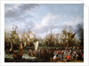 Departure of William III from Hellevoetsluis, 19 October 1688 by Abraham Storck