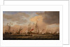 HMY 'Mary' Arriving with Princess Mary at Gravesend in a fresh breeze, 12 February 1689 by Willem Van de Velde the Younger