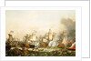 The Battle of Barfleur, 19 May 1692 by Ludolf Bakhuizen