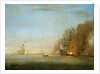 Destruction of the 'Soleil Royal' at the Battle of La Hogue, 23 May 1692 by Peter Monamy