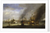 Destruction of the 'Soleil Royal' at the Battle of La Hogue, 23 May 1692 by Adriaen van Diest