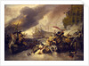 The Battle of La Hogue, 23 May 1692 by George Chambers