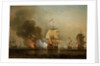 Action off Cartagena, 28 May 1708 by Samuel Scott