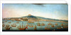 View of the bay of Naples with Admiral Byng's fleet at Anchor, 1 August 1718 by Gaspar Butler