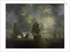 The capture of the Foudroyant by HMS Monmouth, 28 February 1758 by Francis Swaine