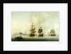 Attack on Goree, 29 December 1758: Ships at Anchor after the Action by Dominic Serres the Elder
