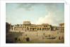 The piazza at Havana by Dominic Serres the Elder