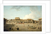 The piazza at Havana by Dominic Serres the Elder