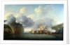 Forcing a passage of the Hudson River, 9 October 1776 by Thomas Mitchell