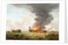 The Quebec' and 'Surveillance' in action, 6 October 1779 by Robert Dodd