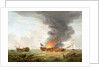 The Quebec' and 'Surveillance' in action, 6 October 1779 by Robert Dodd