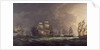 The Moonlight Battle: the Battle off Cape St Vincent, 16 January 1780 by Dominic Serres the Elder