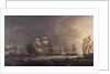 The Moonlight Battle: the Battle off Cape St Vincent, 16 January 1780 by Dominic Serres the Elder