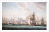 The Battle of the Saints, 12 April 1782 by Nicholas Pocock