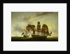 The capture of the 'Amazone' by HMS 'Santa Margarita', 29 July 1782 by Robert Dodd