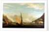 Destruction of the floating batteries at Gibraltar, 13 September 1782 by Thomas Whitcombe